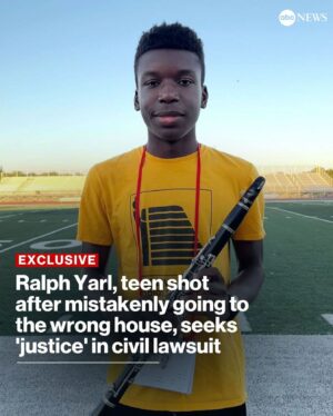 Joy Reid Instagram - Sue him, baby. Yes.
Repost from @abcnews
•
EXCLUSIVE: The family of Ralph Yarl, a Black teenager who was shot and injured last year when he knocked on the wrong door, has filed a civil lawsuit in Missouri, against the accused shooter, Andrew Lester.

The complaint names Lester and the Highland Acres Lakeside Heights Homeowners Association and argues that their “carelessness” and “negligence” led Yarl to “suffer and sustain permanent injuries.”

Read more at link in bio.