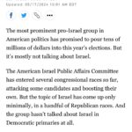Joy Reid Instagram - AIPAC, a pro-Republican, conservative political PAC, is actively spending in Democratic primaries, targeting progressives for replacement with conservative Democrats. They’ve succeeded in Oregon. And they’re not explicitly running the campaigns on the Israel-Gaza issue. Other targets on the list include @coribush @aoc @repbowman @ayannapressley @summerleeforpa among others. From @politico: This cycle, they are going even bigger. AIPAC is expected to spend $100 million across its political entities in 2024, taking aim at candidates they deem insufficiently supportive of Israel, according to three people with direct knowledge of the figure, who were granted anonymity to discuss private meetings. The strategy has taken on new urgency this election season from donors animated by the Israel-Hamas war. AIPAC’s biggest targets are members of the so-called Squad of progressive House Democrats who have been openly pressuring the administration to call for a cease-fire. But AIPAC’s ambitions are broader. United Democracy Project, the group’s super PAC, is monitoring 15 to 20 House races and polling in many of those districts, according to a person directly familiar with UDP’s strategy and granted anonymity to discuss the approach. . Repost from @democracynow — Two progressive Democrats lost their primary races in Oregon Tuesday after they were vastly outspent by more right-leaning candidates. Susheela Jayapal, the older sister of Congressional Progressive Caucus Chair Pramila Jayapal, lost to Maxine Dexter, who received around 30 times more money than Jayapal, including over $2 million from the pro-Israel, AIPAC-affiliated 314 Action Fund. Susheela Jayapal called for urgent campaign finance reform after the vote. Elsewhere in Oregon, progressive candidate Jamie McLeod-Skinner was defeated by Janelle Bynum, who received nearly half a million dollars from 314 Action Fund. Story slides from @politico