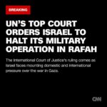 Joy Reid Instagram - Repost from @cnn • The United Nations’ top court has ordered Israel to immediately halt its controversial military operation in the southern Gaza city of Rafah, further increasing international pressure on Israel over its war against Hamas. The International Court of Justice (ICJ) in The Hague, the Netherlands, said the humanitarian situation in Gaza was “disastrous.” Rulings by the court are final and binding, but the ICJ doesn’t have a mechanism to enforce them, and they have been ignored in the past. Tap the link in our bio to read more.