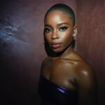 Joy Sunday Instagram – only the latest @laquan_smith for the latest @lancomeofficial girl ✨💜 

last night was magical. I’m so lucky to have shared this moment with my family. I’m grateful to all the spirits that made us feel at home. Thank you to Sheika for fixing my makeup every 3 seconds since I kept tearing up 🤣 and shoutout to the only @kamkorderz for making my mama radiant!

I know yall are tired of the novels, so I’ll keep it simple, beautiful. thank you. 🌹🤍

#lancome #makeupbysheiks #joysunday