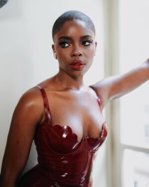 Joy Sunday Instagram - a bloody good time at the BAFTAs 🩸♥️ 

what a night. thank you to @lancomeofficial 🥰

my deepest love and gratitude to the visionary @godarrylgo and the masterful @officialsheiks #daleybeat

hair by @sachamass of course! 💞💞

photos by new faves @nishajohny @jonathanjacobs_ 😘

@theledecompany ❤️

#baftas #joysunday #redcarpet
