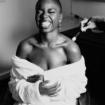 Joy Sunday Instagram - missing the gorgeous gowns, beautiful gowns of it all. archival glam moment with @lancomeofficial 🤍🌹 🕴️ @elisabettafranchi 👗 @harbison.studio 💎 @bernardjames @margosiegelpr 👡 @renecaovilla 💄 @tuddynana 💃🏾 @godarrylgo 💈 @shekenkut 💅 @amivnails #fomo #glam