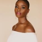 Joy Sunday Instagram - Baby’s first Emmy’s. 🤍💖 styled by @godarrylgo 💖 makeup by @officialsheiks 🤎 hair @sharifposton 💜 photos by the masterful @mr_dadams 💛💛 thank u @lancomeofficial 🥰🌹