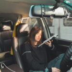 Joyce Ching Instagram – Just a simple introvert hanging out in the car at a parking lot. 🤣