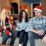 Joyce Ilg Instagram - Typischer Familienstruggle an Weihnachten! ❤🎅 Fröhlichen 3. Advent. #xmas #christmas #Familie #Weihnachten #struggle @chrishalb12 @marc_rene_lochmann