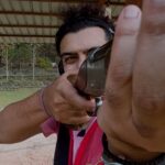 Jubin Nautiyal Instagram - I have a strict gun control policy : If there is a gun around , I want to be in control of it . 🎯 #Jubinsdayout Big awesome champion love to @jaspal_rana_2806 @bhakermanu @ #Jaspalranashootingrange 🫶🏻