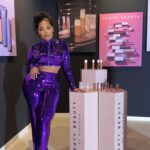 Juddy da Conceição Instagram - @fentybeauty is finally HERE 🙏🏽 #fentyafrica @fentyskin #fentyeaudeparfum 💜 and we went to dinner