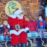 Jude Demorest Instagram - our first time meeting Santa… and Spider-Man… and Black Panther and Okeye… in the same day?! a VERY Merry Christmas to you and yours from me & mine.🤍🙏🤘🕸️❄️🎄👼🏽