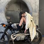 Jules LeBlanc Instagram - 🏍️ @armaniexchange