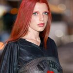 Julia Fox Instagram – My absolute favorite look this fashion week by @willychavarrianewyork thank u for having us we love u Willy!!! As for hair and make up…. I did it myself yeah 💅🏻