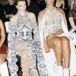 Julia Fox Instagram - PARIS IS BURNING AND THE KIDS ARE ON FIRE 🔥🔥🔥 I got to meet so many brilliant designers, some only at the beginning of their careers. ~Truly from the bottom of my heart thank you for allowing me the honor of wearing your art ~🥹🥹♥️ and shout out @brianaandalore for the vision 🎯