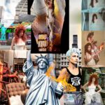 Julia Fox Instagram - “In America you can reinvent yourself and be whoever you want and most people are dumb enough to believe it” lol @juliafox forever immortalized in this masterpiece (if I do say so myself) for the Americana issue of @kingkongmagazine. Creative Photography @spencernotspencer Make up @therealbritphatal using @isamayabeauty. Styling @erikziemba @agency.paradis Hair @ivainsane @agency.paradis Nails @nailsbymamie 3D collages by @sam.rolfes, @andy.rolfes @bausaus Graphic design @hayleyebrown Video Stills @berriosbryan Casting @sixwolvescasting Production @rd_p_rd