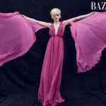 Julia Garner Instagram - 🖤🌬💖 @harpersbazaarsg