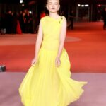 Julia Garner Instagram – Thank you Academy Museum of Motion Pictures for letting me twirl into your dazzling event. Such a beautiful and inspiring evening. Also, big thank you @31philliplim for this bright and happy dress. Thank you @tiffanyandco for the most insanely gorgeous jewels. What a night! X 

@theacademy 

💛💛💛
#birdonarock