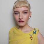 Julia Garner Instagram - Thank you Academy Museum of Motion Pictures for letting me twirl into your dazzling event. Such a beautiful and inspiring evening. Also, big thank you @31philliplim for this bright and happy dress. Thank you @tiffanyandco for the most insanely gorgeous jewels. What a night! X @theacademy 💛💛💛 #birdonarock