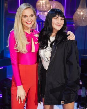 Julia Michaels Instagram - Thanks for having me on #ThatsMyJam, @jimmyfallon! Watch me make an anxious wreck of myself tonight at 10/9c on @nbc @fallontonight 🤌🏼🤌🏼❤️