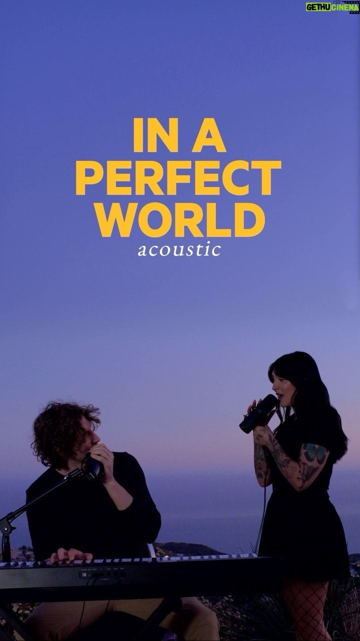 Julia Michaels Instagram - In A Perfect World acoustic is out EVERYWHERE NOW 💛