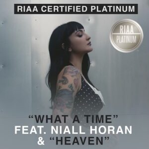 Julia Michaels Instagram - What a week it has been. I released Sorry To Me Too, got my first country Grammy nomination with an amazing group of people and now TWO of my songs have been certified platinum! I am so grateful ❤️