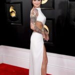Julia Michaels Instagram – The last time Vs. The first time :) good luck to all the Grammy nominees today! ❤️❤️❤️ #grammys @recordingacademy 

Photos by Jon Kopaloff and Jamie McCarthy via Getty Images