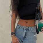 Julia Morgante Instagram – nouveau format ! 👽 bonne occasion de se faire plaisir pour la rentrée avec @sheinofficial et leurs big réductions, jusqu’à -80% sur les vêtements et tous les autres articles avec mon code : 23julia

ref haut : SHEIN BASICS cap sleeve solid crop top 1981014
ref short : ripped raw hem denim shorts 16478463
@sheinfrance_ #firstdayvibes #backtoshool #sheinforall #ad