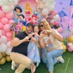 Julia Paredes Instagram - Un 7ème anniversaire parfait pour notre princesse 👸 Merci aux prestataires, nos amis et ceux de Luna et la famille qui est venue de France . De beaux souvenirs pour Luna et tout le monde 💗 Catering and cake @lapatisseriedc Event @event.kids.dubai #birthday#anniversaire#daugher#girl#7yearsold#family #collaboration#catering#cake#frenchfood#dubai🇦🇪