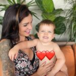 Julia Paredes Instagram - Cet enfant est un vrai petit clown d’amour! Un vrai bonheur avec un caractère bien trempé déjà! C’est fou ce que nos enfants grandissent à une vitesse folle, je trouve qu’il a changez vous ne trouvez pas ? #love#monamour#monfils#meilleursmoments