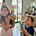 Julia Paredes Instagram - Joyeuses fêtes de Pâques 🐣 Mon état s’améliore je peux enfin profiter de ces moments si précieux avec mes amours ❤️ #happy#easter#paques#family#instagram#instagood#mum#mumlife#dubai