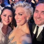 Julia Sanina Instagram - Unforgettable moment! Incredible team🤘I was so proud to share the moment with you @bbc ❤️ Мої вітання усім, хто створював Євробачення 2023! Минув рік, а ми продовжуємо з теплом згадувати, як дві країни і дві культури створили історію на сцені у Ліверпулі разом🙏 І ця нагорода - красивий фінальний акорд Євробачення 2023❤️