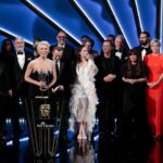 Julia Sanina Instagram - Unforgettable moment! Incredible team🤘I was so proud to share the moment with you @bbc ❤️ Мої вітання усім, хто створював Євробачення 2023! Минув рік, а ми продовжуємо з теплом згадувати, як дві країни і дві культури створили історію на сцені у Ліверпулі разом🙏 І ця нагорода - красивий фінальний акорд Євробачення 2023❤️