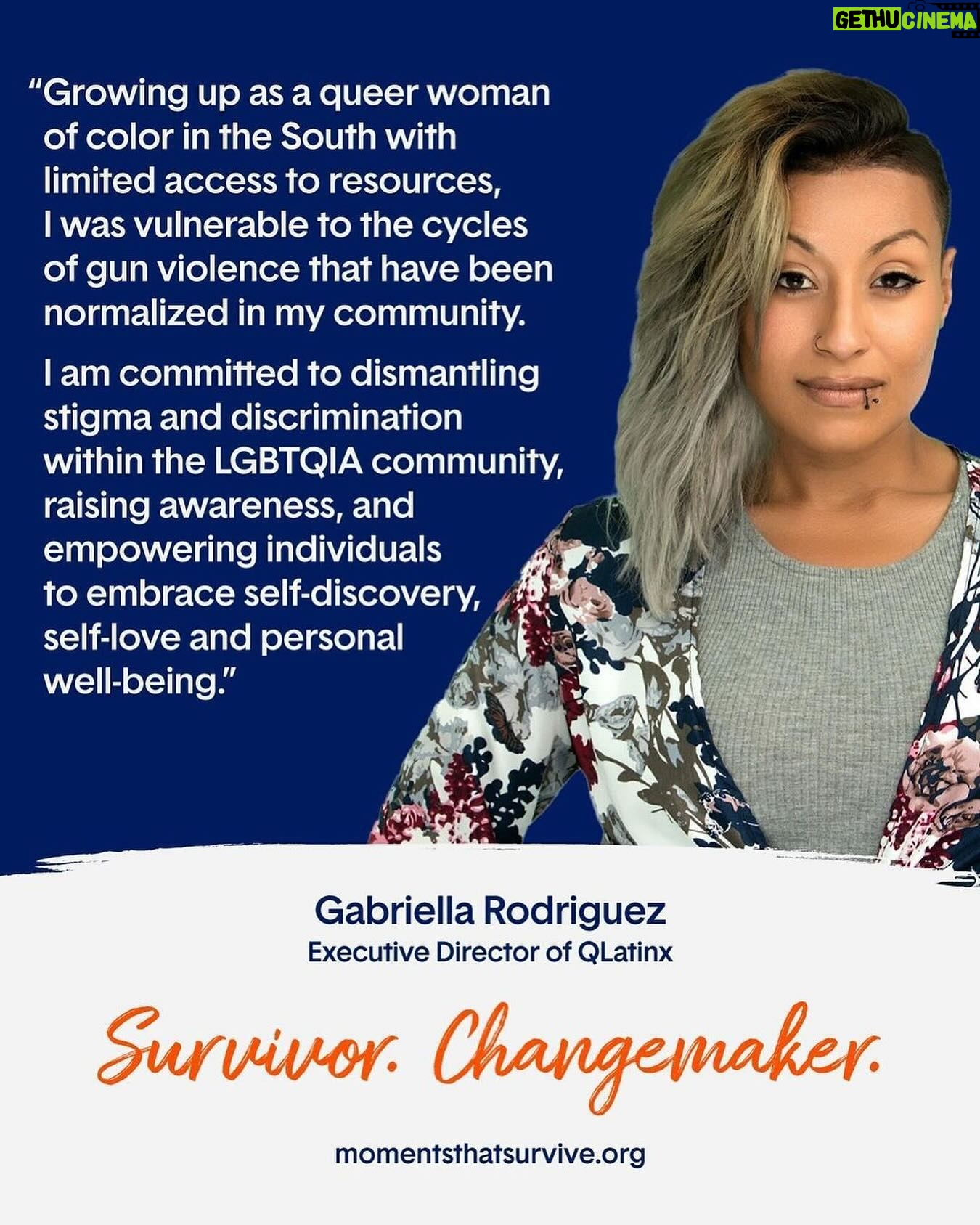 Julianne Moore Instagram - This week’s #WomenCrushWednesday coincides with National Gun Violence Survivors Week, an annual week where people in America take stock of the human toll of America’s gun violence crisis, and honor survivors with action. So today we shine a light on Gabriella Rodriguez. Gabriella Rodriguez was living in Central Florida, working as a sexual health and wellness educator and case manager within the LGBTQ community, when a gunman attacked the LGBTQ nightclub Pulse, killing 49 people and wounding dozens more. Following the shooting, Gabriella said language barriers and cultural differences made it difficult for the victims’ families to access support and resources in the aftermath of the shooting. In response, several organizations emerged, including @QLatinx, which provides safe spaces for LGBTQ and Latinx individuals to talk about the issues affecting them. “Sometimes I wonder why anyone would listen to me and I wonder if I’m really making a difference,” Gabriella continued. “But then I sit with other survivors and listen to their stories, I share space and stand alongside them, and I am reinvigorated and know we can make a difference.” This #GVSurvivorsWeek, honor Gabriella and all who work to make their communities safer by sharing her story.