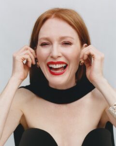 Julianne Moore Instagram - More from my @hourglasscosmetics beauty cover shoot for @harrods magazine. #HarrodsBeauty  #HourglassPartner   Photographer: @charlottehadden Makeup: @kaymontano Hair: @halleybrisker Nails: @lucytuckernails