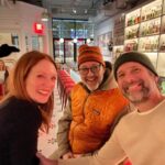 Julianne Moore Instagram - Delicious dinner at @stretchpizzanyc - perfect Sunday night with chef @wyliedufresne 🔥🔥🔥 (PS Wylie was the chef at our wedding but we didn’t have pizza!)