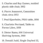 Julianne Moore Instagram - This was a very special experience for me - thank you @tmagazine @nickkharamis and @hanyayanagihara for including me in this discussion. It was a thrill to be with these design giants to make a list of the 25 most defining pieces of furniture from the last 100 years. Obviously these are subjective opinions - what was most exciting for me was listening and learning from these incredibly experienced and diverse design experts - and thinking carefully about how design has broadened and touched our lives. This was an amazing group - thank you @rafcardy @paolantonelli @ummmsmile @tdelavan @daniel_romualdez