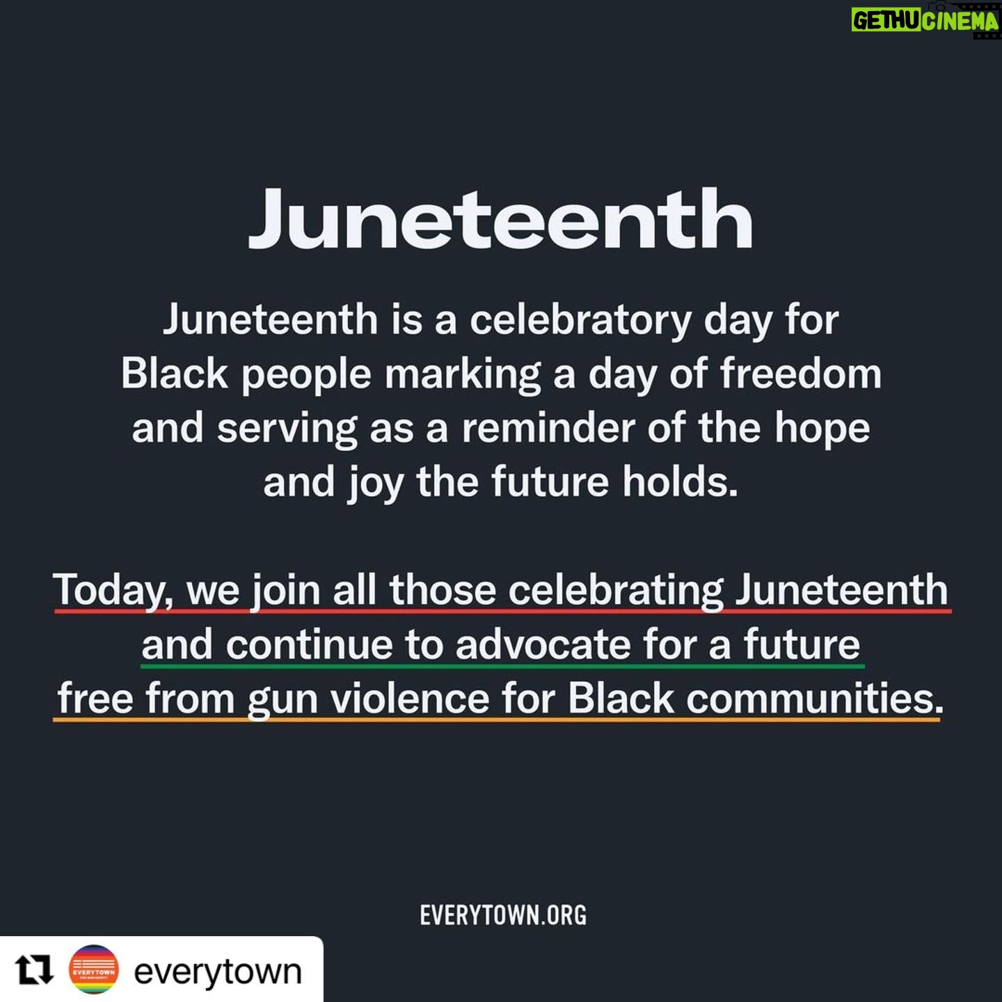 Julianne Moore Instagram - #Repost @everytown with @use.repost ・・・ Today, we join all those celebrating Juneteenth and continue to advocate for a future free from gun violence for Black communities. Join us and @MomsDemand this Thursday (6/22) at 2pm ET for a virtual celebration of Black joy in our movement. Register at the link in our bio.