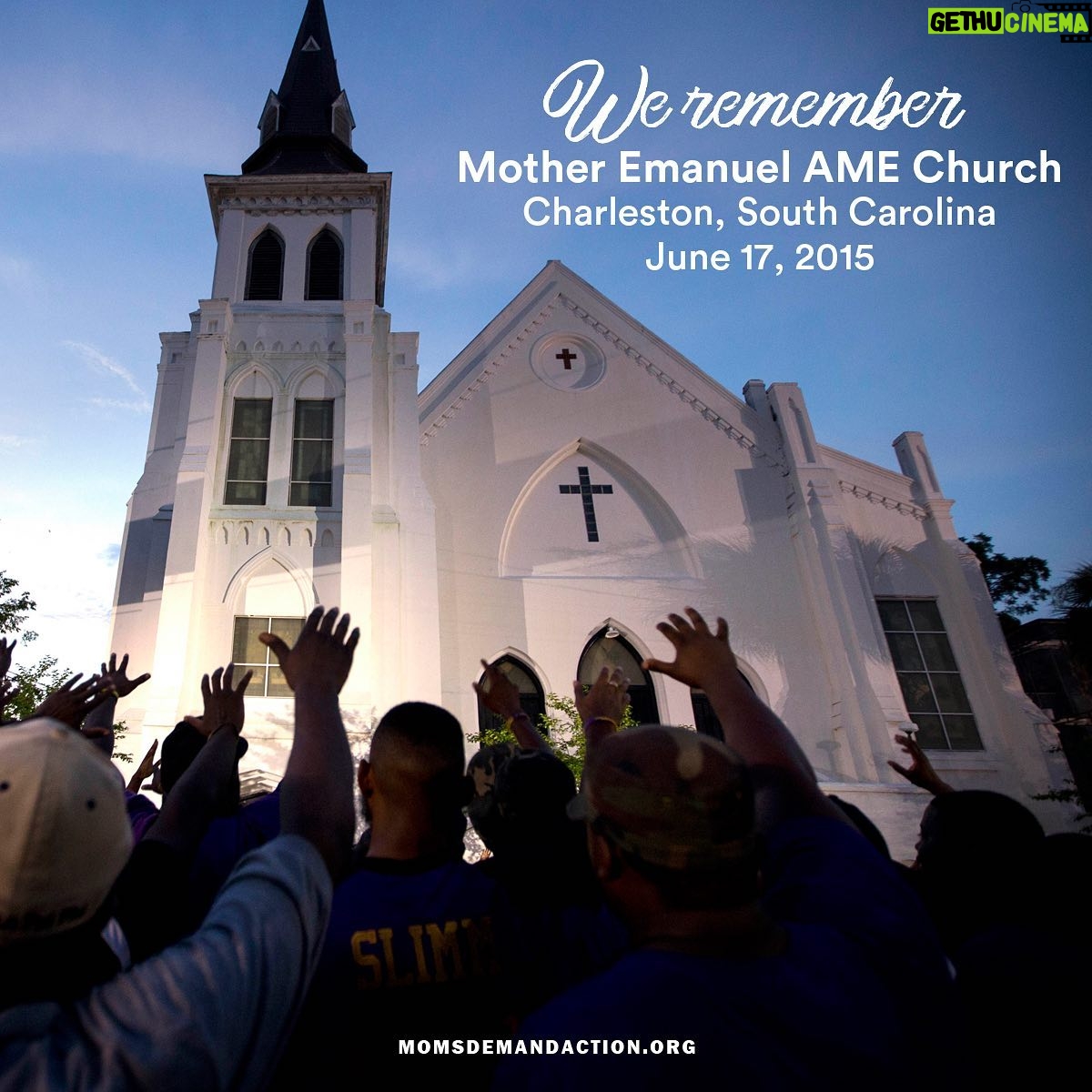 Julianne Moore Instagram - Eight years ago today, a white supremacist opened fire at Mother Emanuel AME Church in Charleston, South Carolina, killing nine Black worshippers and wounding one person. We remember and honor the victims, survivors, and the entire Charleston community as we reaffirm our commitment to #DisarmHate in all its forms.