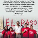 Julianne Moore Instagram – It’s been four years since a white supremacist armed with an assault rifle targeted the predominantly Latinx community of El Paso, Texas. Myndi Luevanos, native El Pasoan and @MomsDemand and #BeSMART lead, shares how her community remains #ElPasoStrong. See the link in my bio for more.