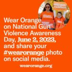 Julianne Moore Instagram - Like our nation’s gun violence crisis, orange is a color that can’t be ignored. On June 2, 2023, join me and #WearOrange to shine a light on gun violence that takes the lives of 43,000 people and devastates countless others in the US every single year. Tag me in your #WearOrange photos and I will repost!