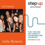 Julie Bowen Instagram – I’ll be speaking at #StepUpTogether with Step Up teens Gabriela, Leah and Pritika this Thursday, September 15. It’s a digital summit supporting @stepupwomensnetwork’s mentorship programs for teen girls… what’s not to love? Grab a ticket at suwn.org/stepuptogether