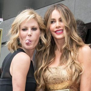 Julie Bowen Instagram - Yeah, I’m late saying Happy 50th to @sofiavergara, but come on…it took you forever to get here! You are as gorgeous and funny as ever. I am proud to look goofy next to any time.