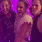 Julie Bowen Instagram - Thanks to everyone who came out to support us at the Prom Pact premiere last night. It was amazing to see my sisters dressed in their 80s finest. Even crazier to see my boys in suits. Most of all, huge thank you and I love you to my Life Wife, RF. Congrats, baby! We can do hard things!