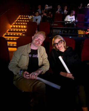 Julie Bowen Instagram - I went to your Taylor Swift dance party, but I forgot to post until today…so, belated Happy Birthday @jessetyler! I love you always, my fake brother, even if I’m not so good with the social media.