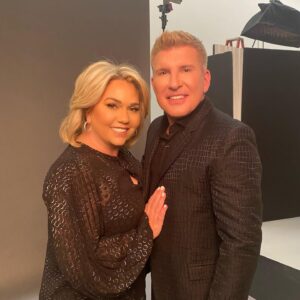 Julie Chrisley Instagram - Todd and I give an update to the latest regarding the Georgia Department of Revenue and answer voicemails dealing with age gap couples, getting denied for a mammogram, and best ways to monitor your kid's cell phone usage. #chrisleyconfessions Go follow us @chrisleyconfessions