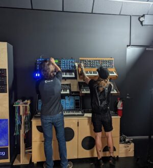 Julien Baker Instagram - 7 shows in to Wild Hearts Tour❤️ here’s a big heaping THANKS to everyone who came to the shows; to our amazing band(s) and crew(s); to Sharon, Angel, and Quinn for having me on this adventure; to @moogsynthesizers for the bloops and @boonetattoos for the ink; and to my lucky SpongeBob socks !!!🧽 (as captured by @stephportphotos )