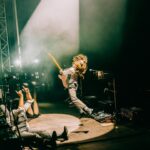 Julien Baker Instagram - This year has been so beautiful, so overwhelming, so replete with experience, so challenging and brain-bending, that I can hardly look away. I’ve been fortunate to be surrounded by people and met with situations that demand my attention, and I’ve been honored with the chance to show up for them (and lucky that @saladjockey has been there to artfully capture all the moments I most want to be awake for). I’ve been so proud to share the stage with my musical heroes and friends— prouder still at how often those two categories overlap. Every day I watch a huge community of touring professionals rely on each other to make something magical happen, and every day I get to see the gift of wonder, joy, and respite music brings to people. Thank you, thank you, thank you for another year participating in life on earth. Boygenius Fucking Rocks. 📸 by Ashley Gellman (@saladjockey)