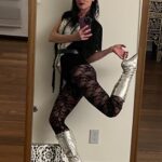Juliette Lewis Instagram – When I organize my closet I always end up trying on possible stage outfits. 🦹‍♀️ (Rocknroll show coming in June I fckn sware)
