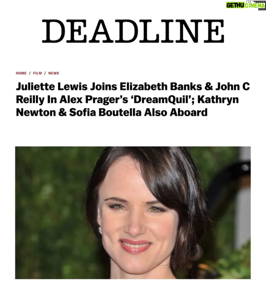 Juliette Lewis Instagram - @deadline link in bio to article
