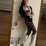 Juliette Lewis Instagram – When I organize my closet I always end up trying on possible stage outfits. 🦹‍♀️ (Rocknroll show coming in June I fckn sware)