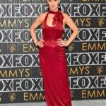 Juliette Lewis Instagram - #Emmys We did it! Thank you @televisionacad truly, was an honor being nominated. Until the next time… 😉 Pit crew: @rachelgoodwinmakeup @paulnortonhair @doradosbytony 💋 Style: @daniandemmastyle Dress: @moschino Shoes: @louboitinworld Earrings: Hanut @hanut101 Rings/Bracelet: @monicavinader Bag: @tylerellisofficial