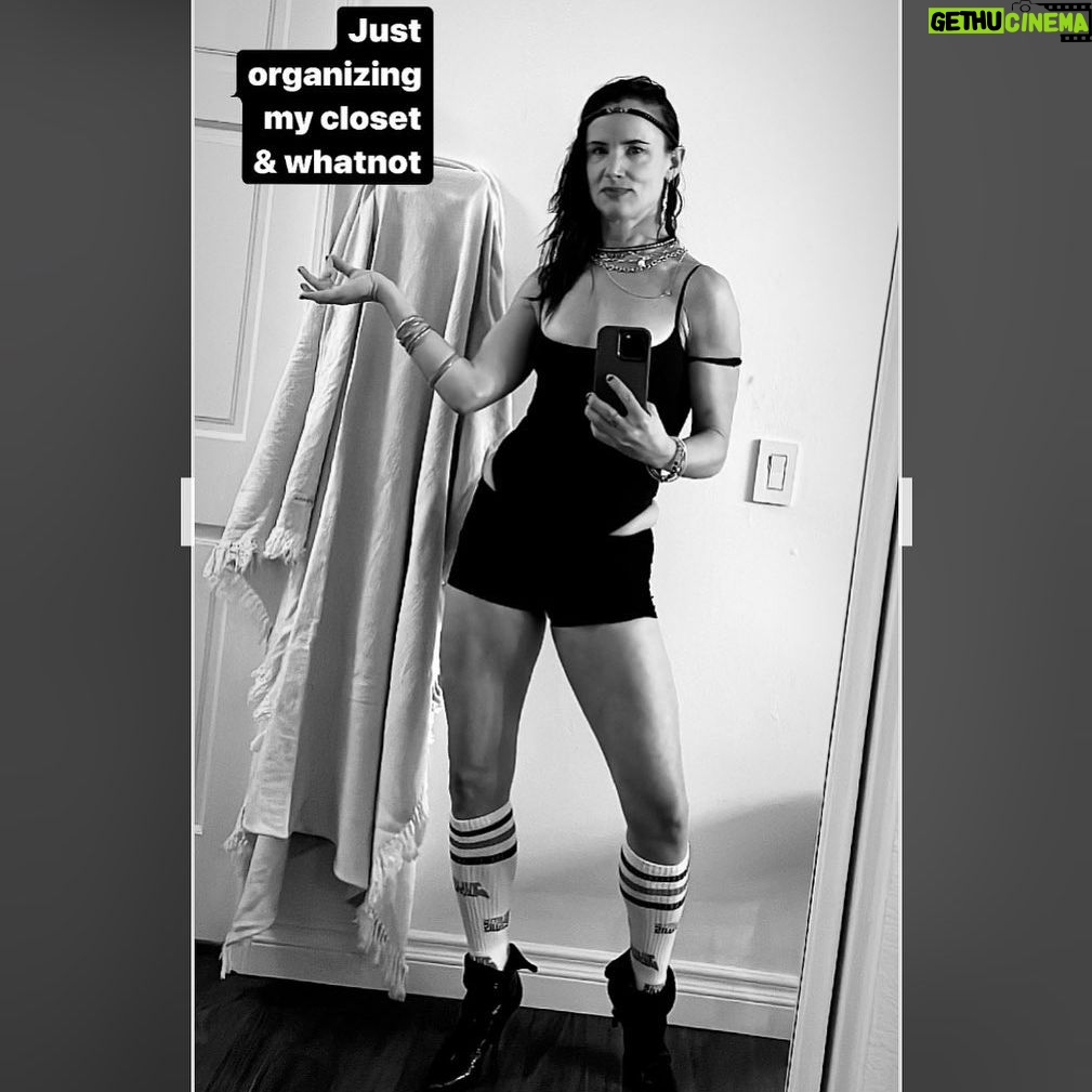 Juliette Lewis Instagram - When packing or organizing your closet do you stop & play dress up morphing into a teenager from the 80s? Or is that just a thing girls do? 😜