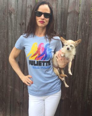 Juliette Lewis Instagram - Me & the angel. Back to basics. The dopeness.